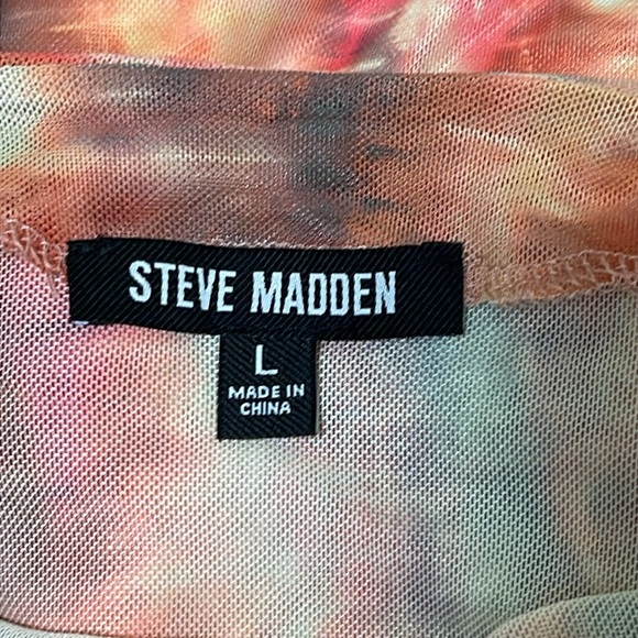 Steve Madden Women's Dahlia Cowl Neck Sleeveless Bodysuit Size L Mobwife - Picture 11 of 13